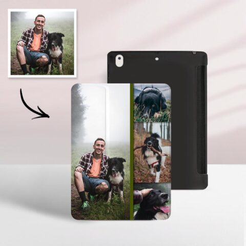 Made for one person in the world – them: Personalized Multiphoto Ipad Case Unique