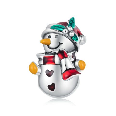 Small enough to collect, meaningful enough to keep forever: Snowman Enamel Charm Silver
