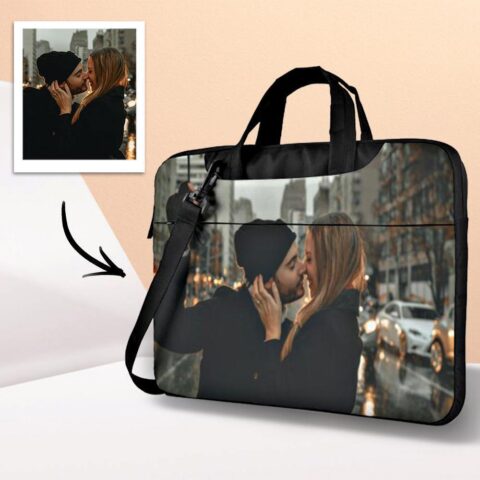 Everyday carry, personally theirs: Custom Photo Laptop Bag Convenient for Office Worker