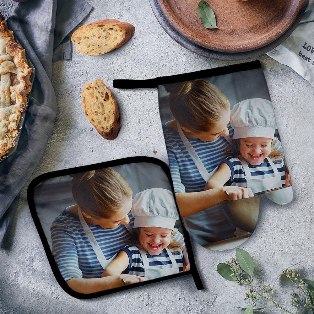 Personalized Oven Glove Photo Glove For Mom