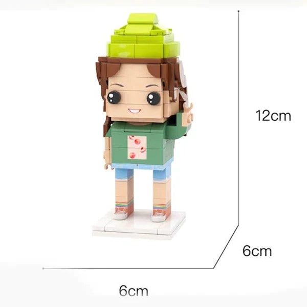 Custom Brick Figures Personalized Photo Brick Figures DIY Brick Figures Create