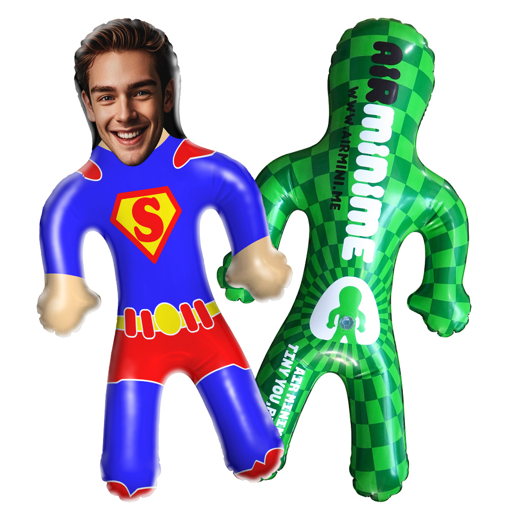 The Small Box With the Big Reaction: Custom Face Air Minime Doll Inflatable Minime