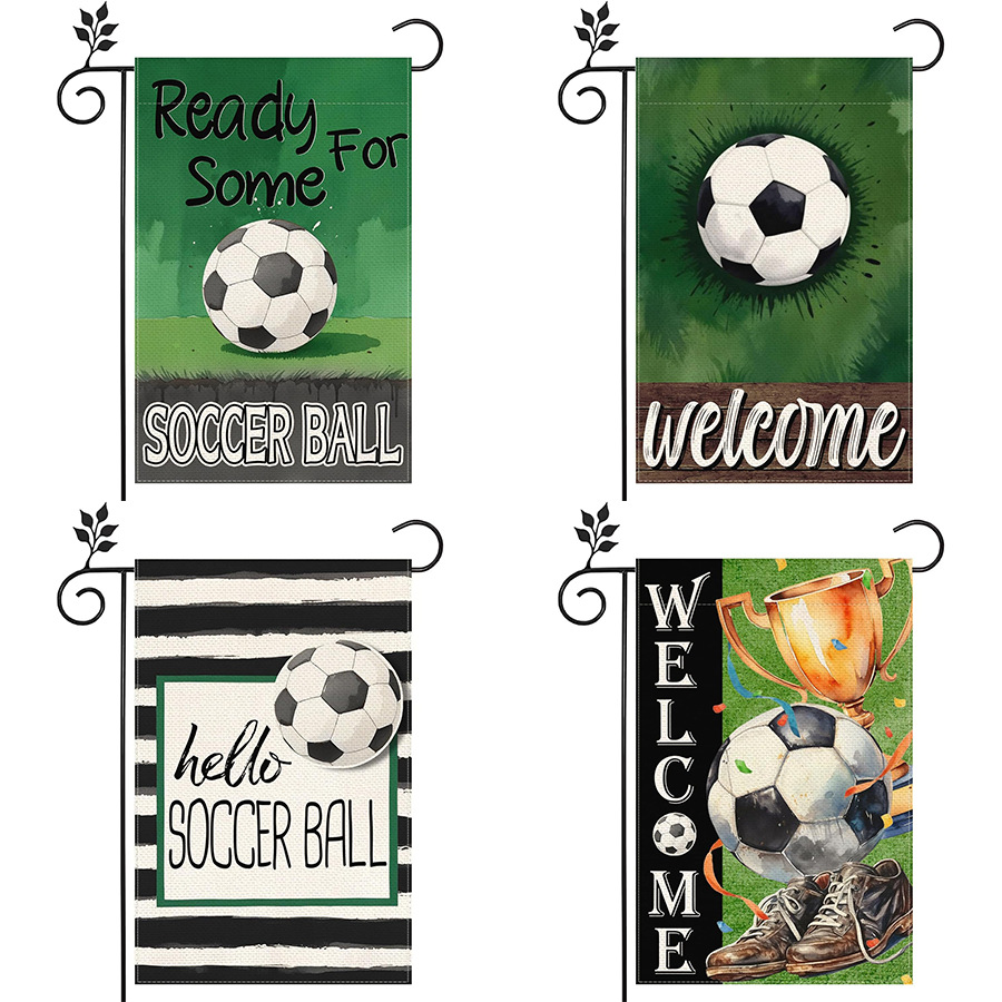 2026 Football Fever Soccer Garden Flag – Personalized USA Football Decorative