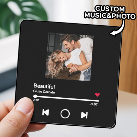 Customized Music Fridge Magnet Personalized Photo Fridge Magnet Can Play Songs