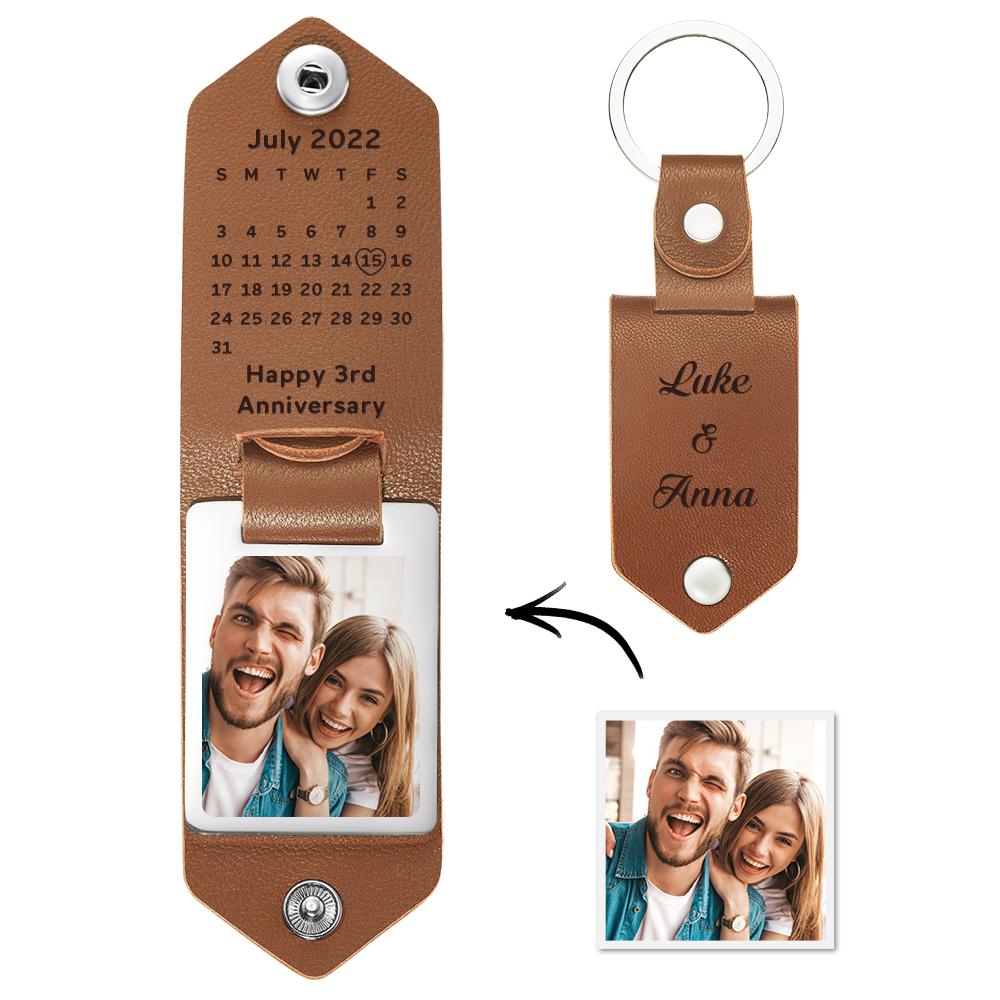 One of One, Just Like Them: Personalized Anniversary Calendar Key Chains Drive Safe