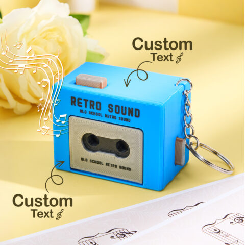 Small token, constant companion: Custom Music Voice Recorder Keychain Music Keychain