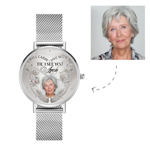 One of One, Just Like Them: Custom Photo Memorial Watch Commemorate