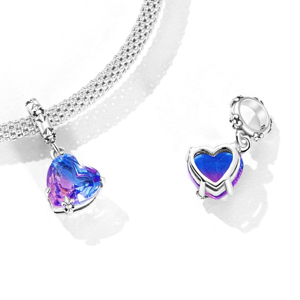 Small enough to collect, meaningful enough to keep forever: Retro Love Heart Dangle