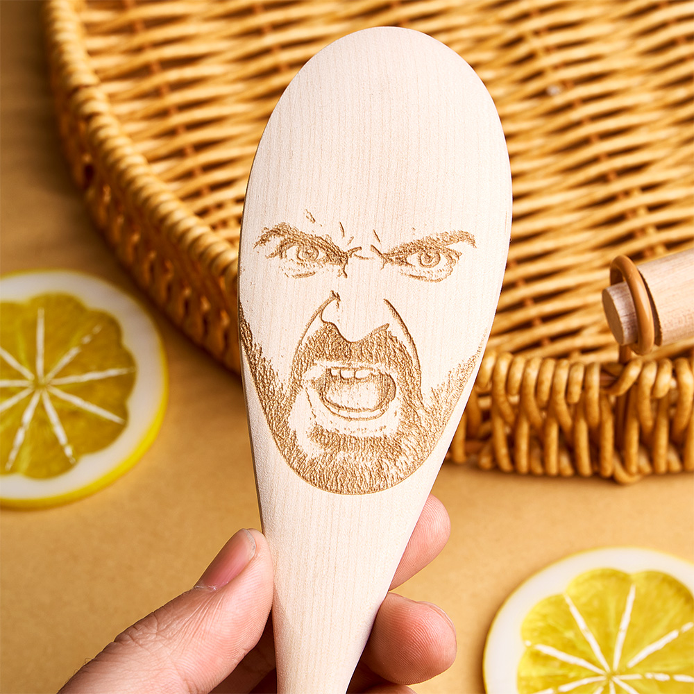 Made for one person in the world – them: Custom Face Spoon Any Face (Facial Features)
