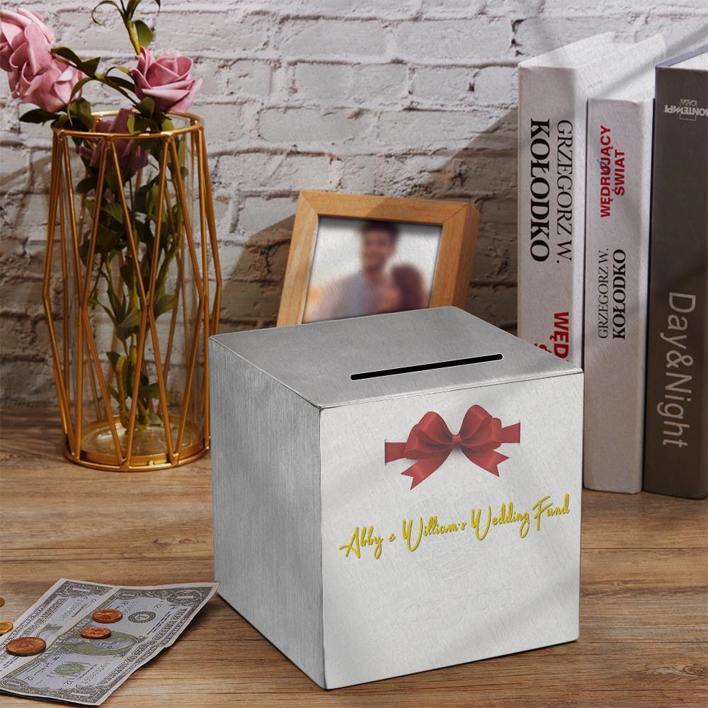 Personalized Piggy Bank Engraved Money Box For Father