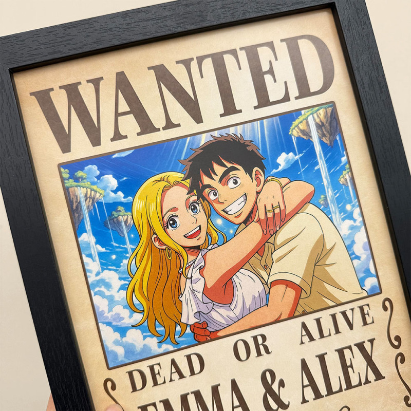 The gift that gets remembered long after the wrapping paper: Custom Anime Bounty Couple