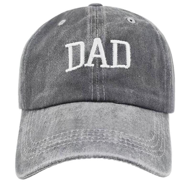 Made for one person in the world – them: Vintage Washed Cotton DAD MOM Embroidered