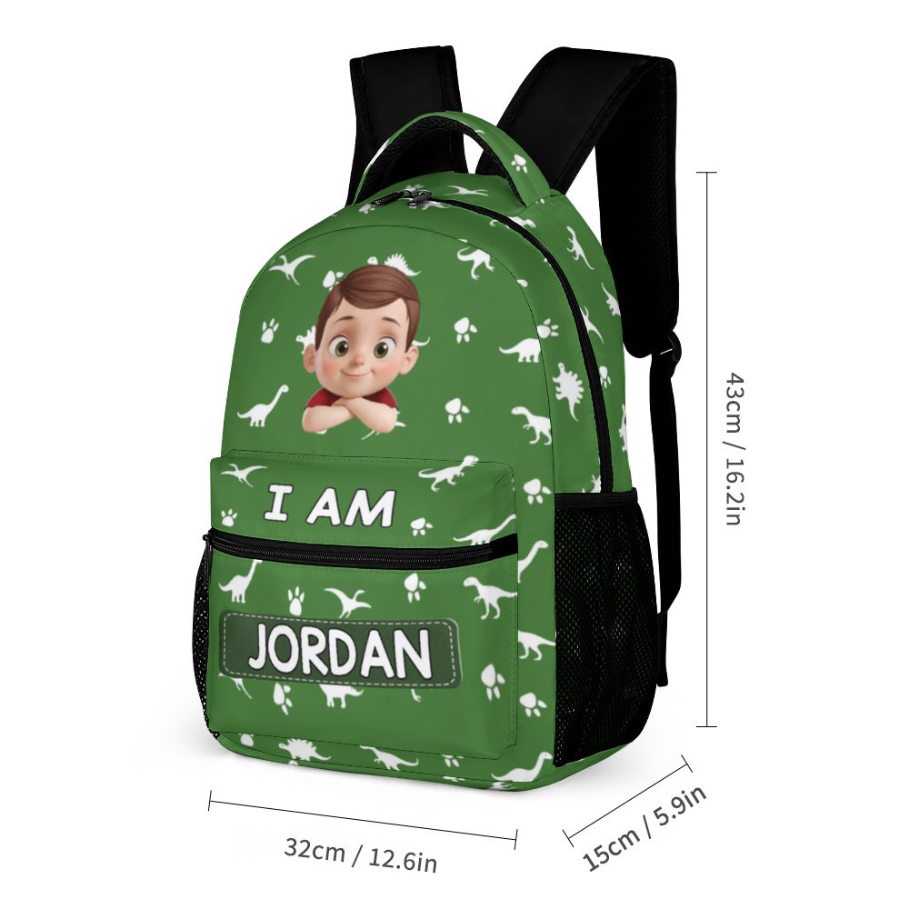 Open Slowly. Tears Likely.: Custom Kids Backpack Personalized Backpack with Name A Good