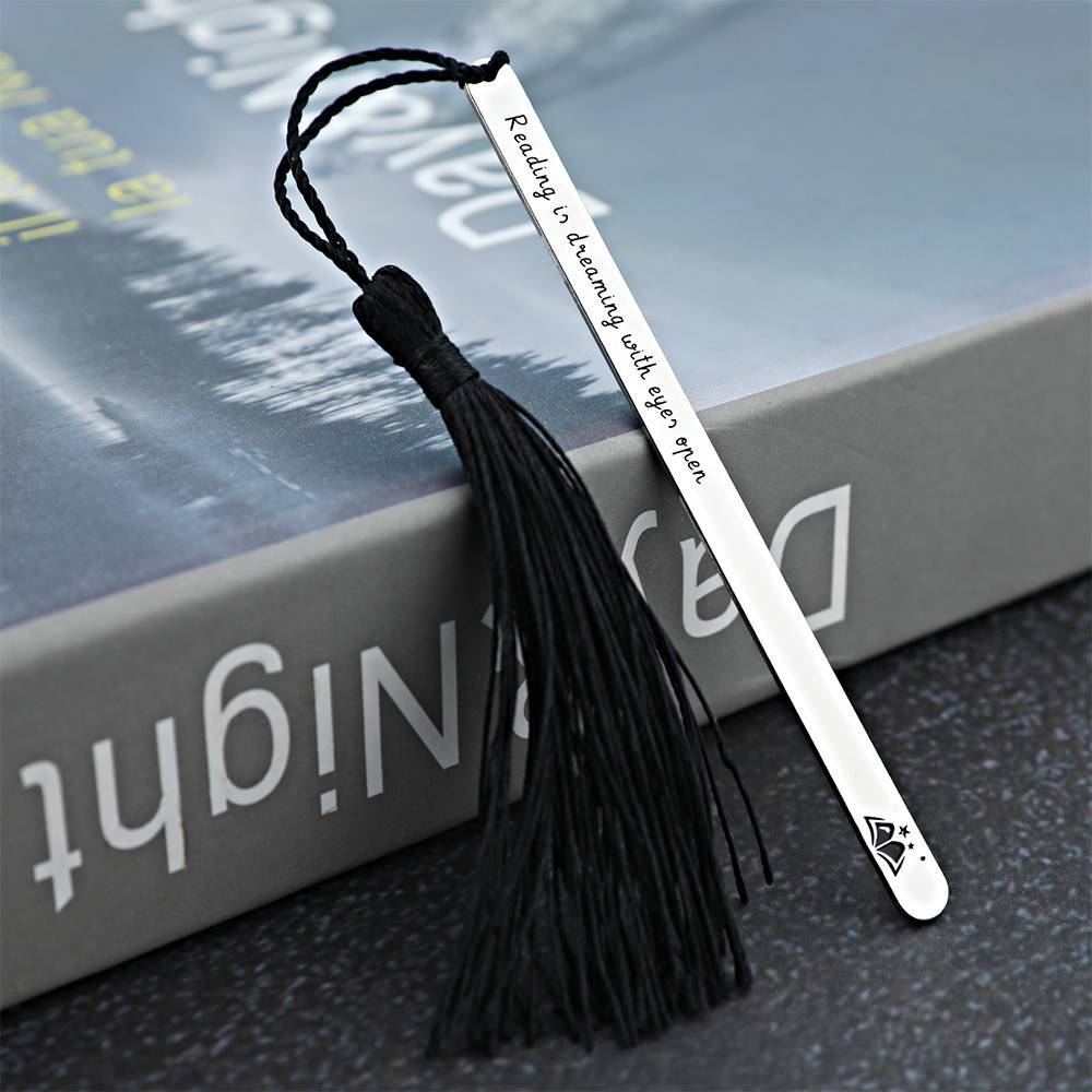 Personalised Engraved Bookmark Kids Gift – Silver
