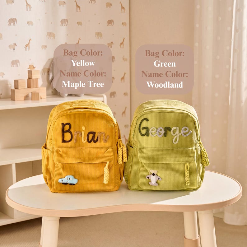 Personalized Toddler Backpack • Kindergarten Gift • Back to School •