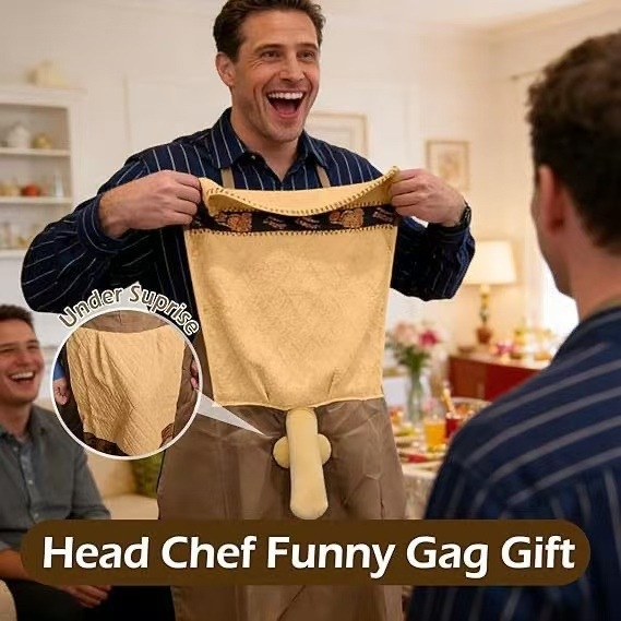 Stop Scrolling – This Is The One: Chef’s Prank Apron Creative Prank Aprons for Men Funny