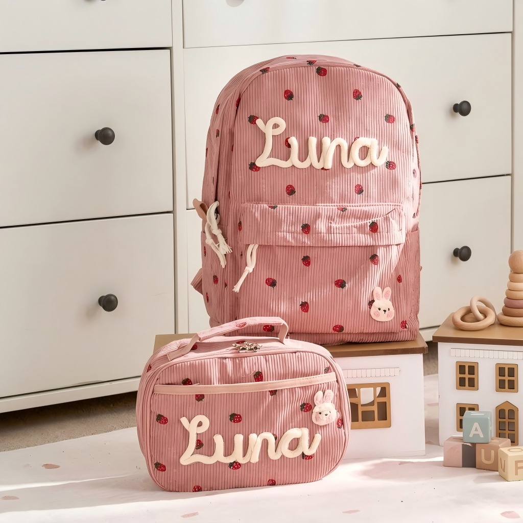 Personalized Set – Backpack and Lunchbag – Back to School