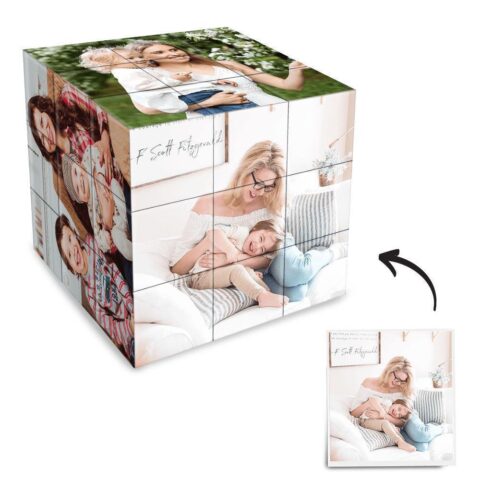 Photo Rubic’s Cube Personalized Six Pictures Mother’s