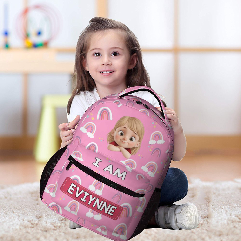 Open Slowly. Tears Likely.: Custom Kids Backpack Personalized Backpack with Name A Good