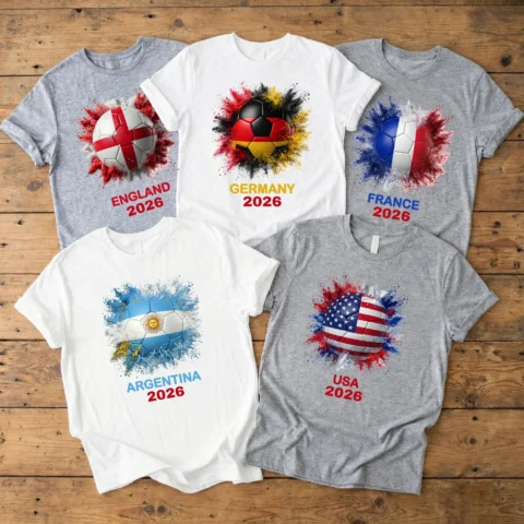 Wear the inside joke: 2026 International Football Championship National Flag T-Shirt