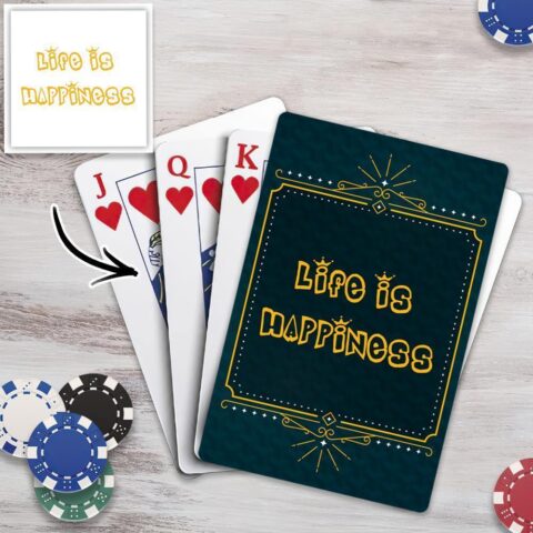 Custom Poker Cards, Custom Playing Cards Personalized Poker Back