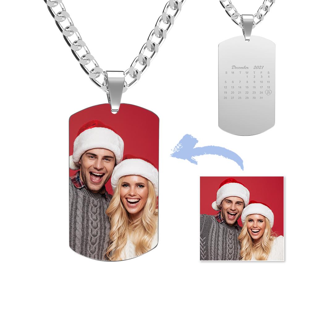 Open Slowly. Tears Likely.: Best Necklace Gifts Custom Calendar Necklace Photo Necklace