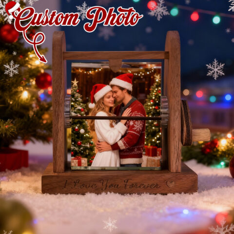Custom 16 Photo Flipbook Frame Unique Photo Album Hand Crank Flipbook