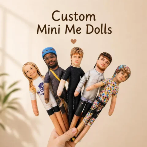Their New Everyday Carry: Custom Mini Me Doll with Poseable Body – Custom Dolls