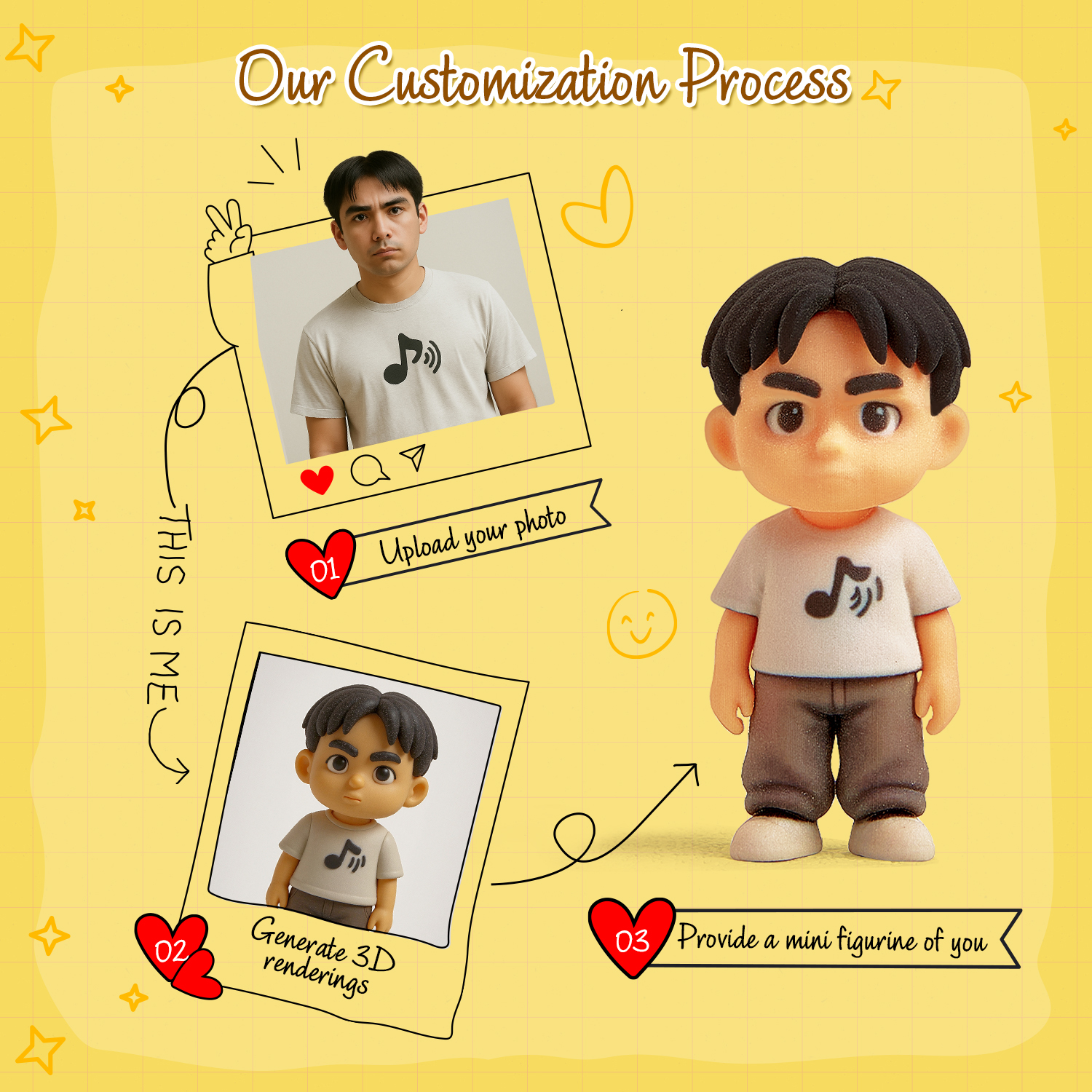 Personalized 3D Action Figure Turn Your Photo into a Unique Father’s