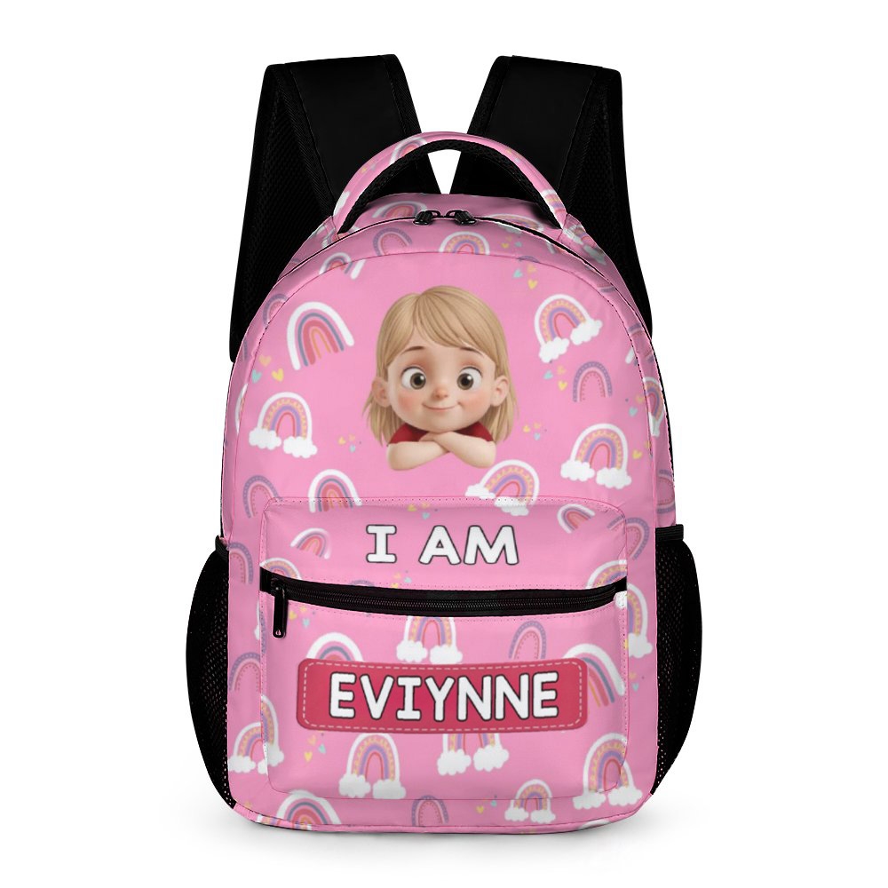 Open Slowly. Tears Likely.: Custom Kids Backpack Personalized Backpack with Name A Good