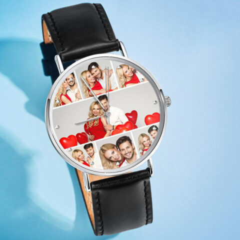 Personalized Photo Collage Watch Custom Photo Watch