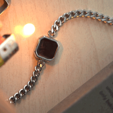Personalized Temperature-Sensitive Photo Bracelet Magic Photo Men’s Bracelet Which