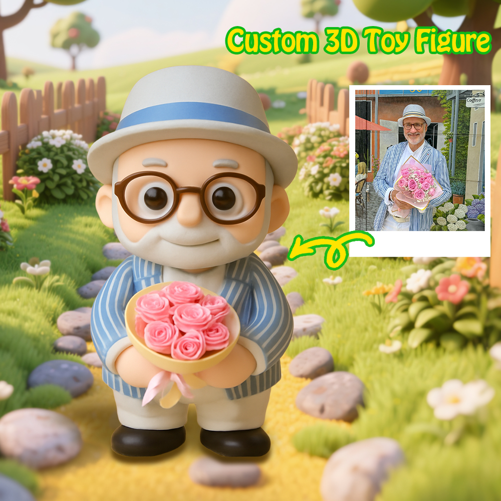 Personalized 3D Action Figure Turn Your Photo into a Unique Father’s