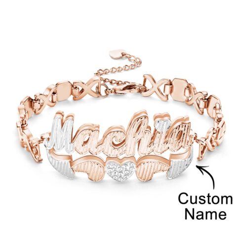 Personalized Hip Hop Name Bracelet Initial Chain Bracelet Jewelry