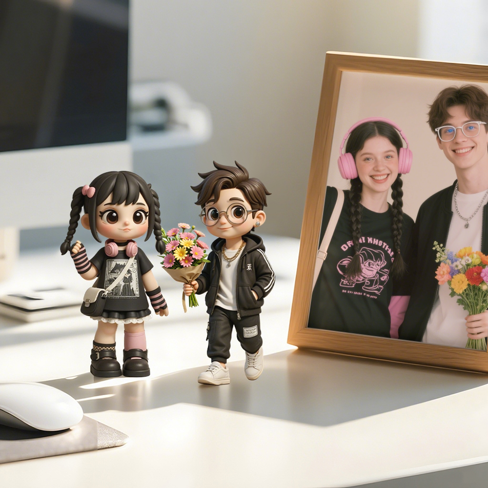 Custom Made 3D Office Desk Figurine Based on Your Picture Cute