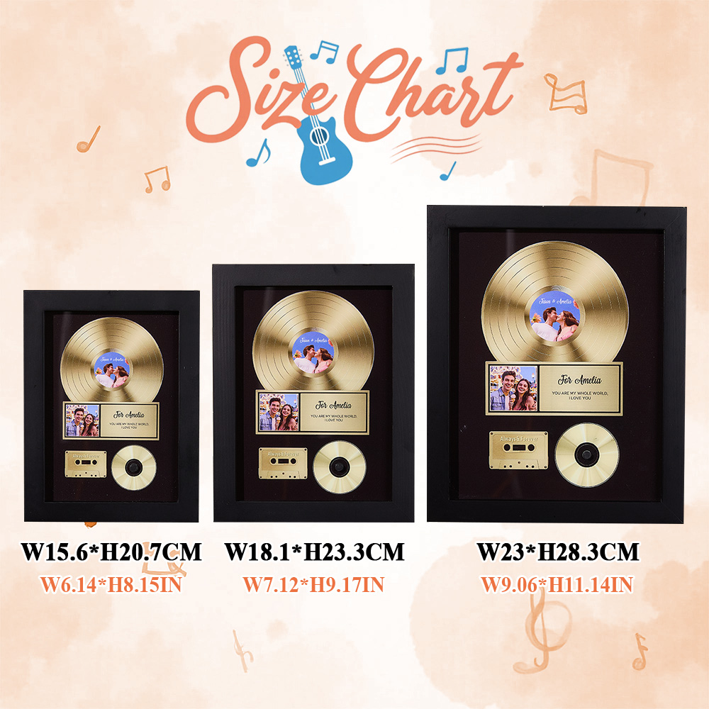 The Small Box With the Big Reaction: Personalized Golden Record Style Music Decor,