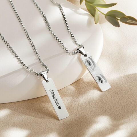 The Gift They Show Everyone: Custom Eyes Photo Necklace