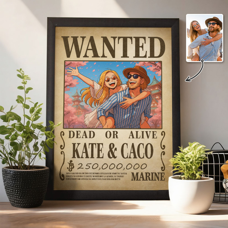 The gift that gets remembered long after the wrapping paper: Custom Anime Bounty Couple