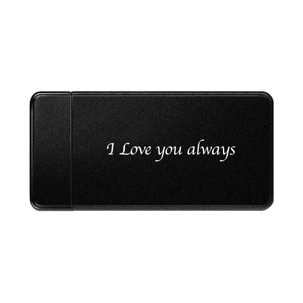 Not Available in Stores: Photo Engraved Lighter Electric Lighter Black Scrub