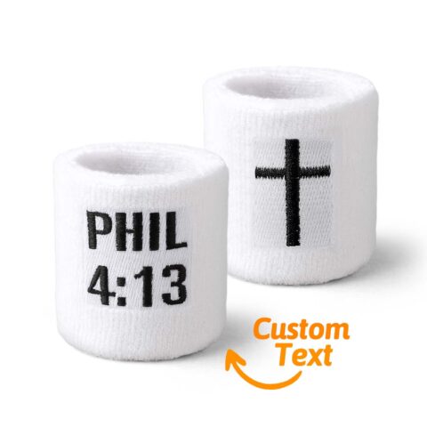 1 Pair Faith Cross Drip Wristband Baseball Drip Baseball Accessories Cross