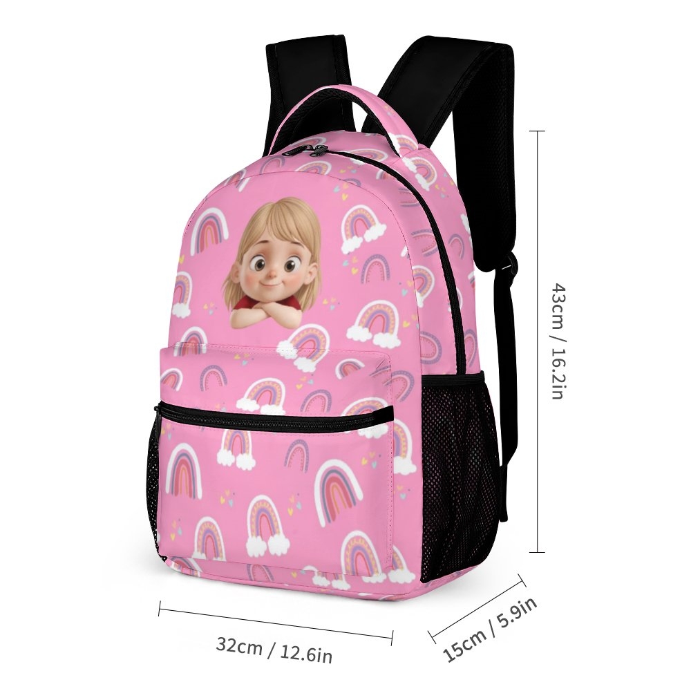 Open Slowly. Tears Likely.: Custom Kids Backpack Personalized Backpack with Name A Good