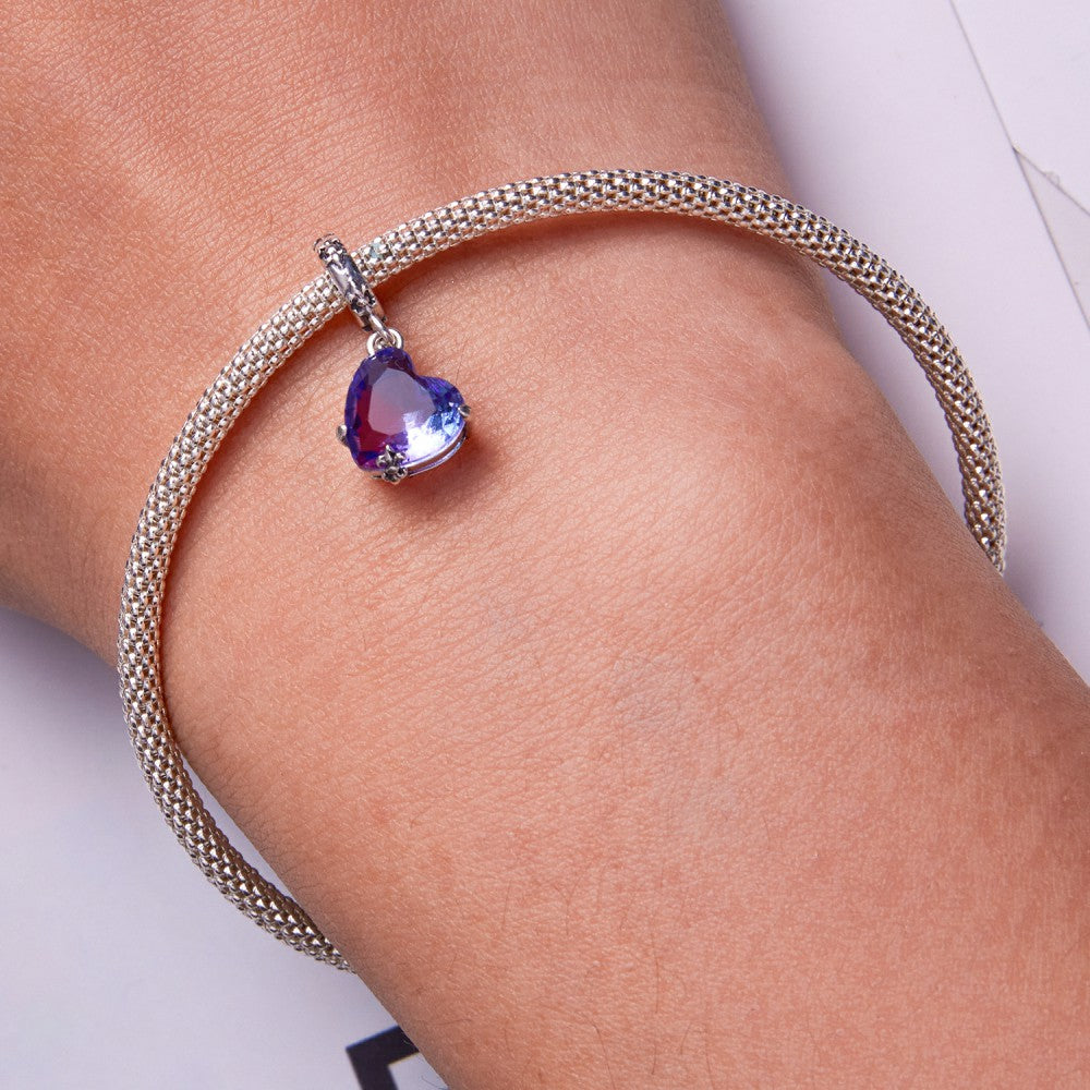 Small enough to collect, meaningful enough to keep forever: Retro Love Heart Dangle