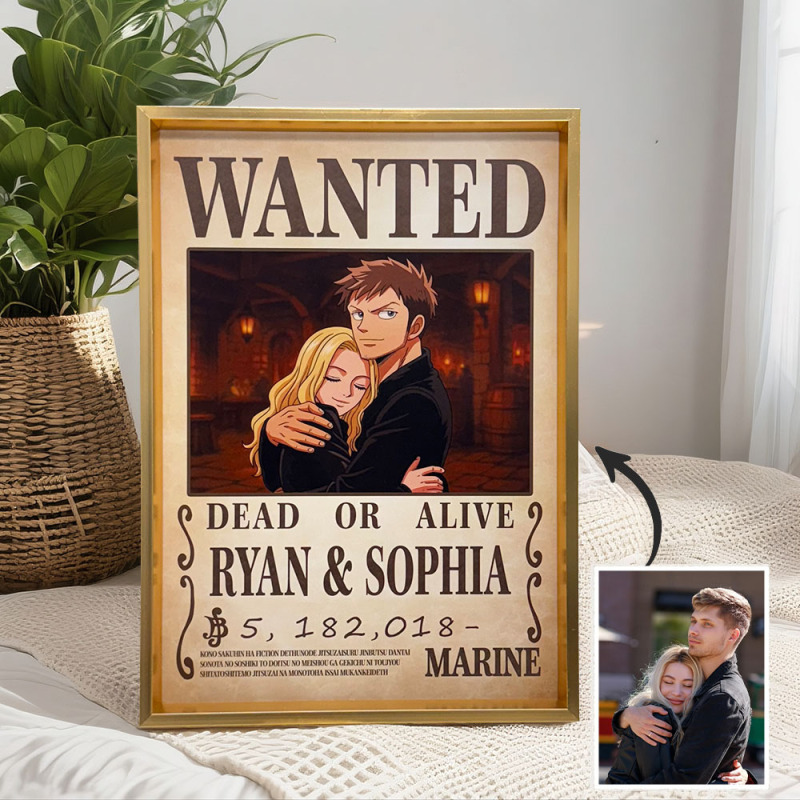 The gift that gets remembered long after the wrapping paper: Custom Anime Bounty Couple