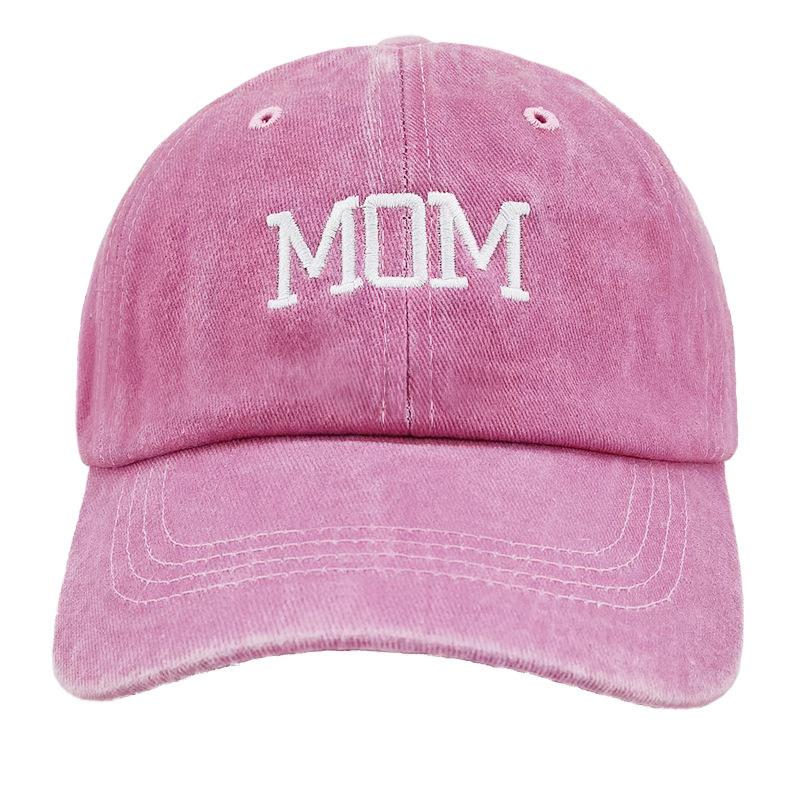 Made for one person in the world – them: Vintage Washed Cotton DAD MOM Embroidered