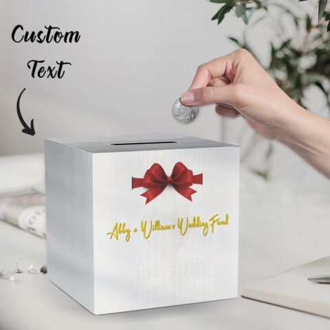 Personalized Piggy Bank Engraved Money Box For Father