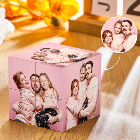 The gift that becomes quality time together: Multiphoto Rubic’s Cube Personalized