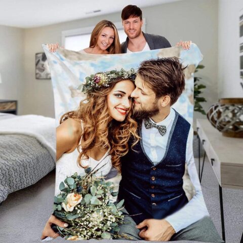 The One That Makes Them Cry: Custom Perfect Love Fleece Photo Blanket