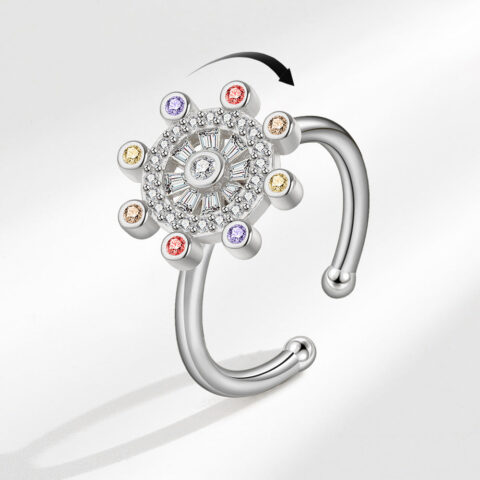 The Unexpected Favorite: Fidget Anti-anxiety Ring Rudder Star Talisman Open Adjustable