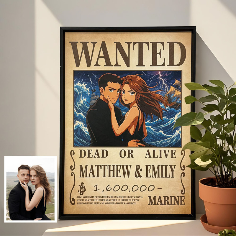 The gift that gets remembered long after the wrapping paper: Custom Anime Bounty Couple
