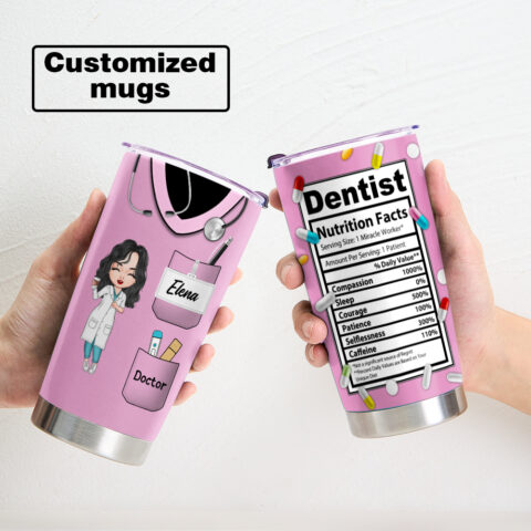 Custom Text and Accessories Nurse Tumblers Nurse Gifts Medical